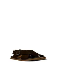 カンペール メンズ シューズ サンダル レザー Camper Mens Lluc Leather XStrap Sandals Brown ブラウンのサムネイル