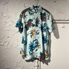 JUNYA WATANABE MAN ジュンヤワタナベマン 14SS Aloha Shirt アロハシャツ WM-B021 ブルー系 size:XS【表参道B06】のサムネイル
