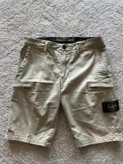 ら*ぶ様 STONE ISLAND カーゴショートパンツ ライトブルー W32 - メルカリ