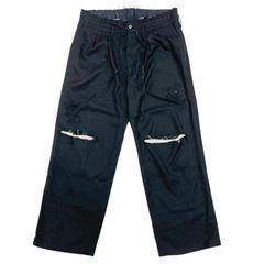 ANCELLM 25SS DAMAGE WOOL 2TUCK SLACKS - メルカリ
