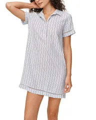 ベラダール レディース トップス シャツ Bella Dahl Short Sleeve Pullover Shirt Dress Ocean Blue ブルーのサムネイル