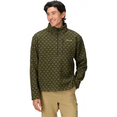 マーモット メンズ アウター ジャケット・ブルゾン プリント Marmot Heavyweight Drop Line Printed 12Zip Mens Rosin Green Geo Peaksのサムネイル