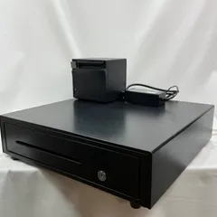 レジドロア エプソン TM-m30 セット 傷あり レシートプリンター キャッシュドロアー EPSON サーマルプリンター ドロワー スマレジ エアレジ POSレジ対応 店舗運営用品 開業 電源コード付のサムネイル