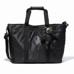 韓国国内) A BATHING APE アベイシングエイプ ブラック ショルダー・トートバッグ 雑誌付録 正規品 新品のサムネイル