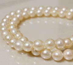 本真珠 ロング パールネックレス バロック 6.0-7.0mm 114cm - メルカリ
