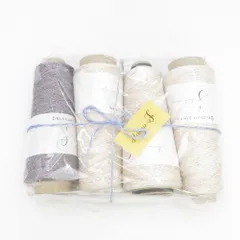 素材/材料 毛糸 BELCIUM LINEN Shiny シャイニー(9番単糸) スタジオ