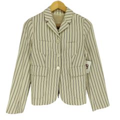 S Max Mara エスマックスマーラ】リネン テーラードジャケット M