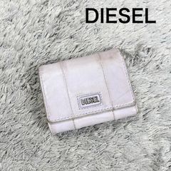 DIESEL⭐︎三つ折り財布 シルバー - メルカリ