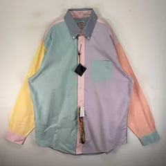 古着 ブルックスブラザーズ Brooks Brothers 長袖シャツ ボタンダウン クレイジーカラー L マルチカラー メンズ