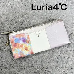 Luria 4℃ ルリアヨンドシー 長財布 レザー L字ファスナー チャーム付きのサムネイル