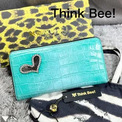 Think Bee! シンクビー 長財布 ラウンドファスナー 型押し 保管袋付きのサムネイル