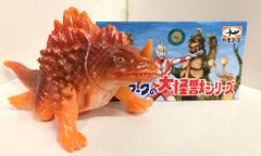 昭和当時物】□ 美品 ポピー ゴルドン ソフビ / 足型 キングザウルス