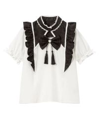 タグ付き新品】Fit more ボーダーフリルトップス アイボリー - メルカリ