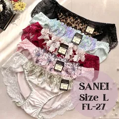 新品 ショーツ 5枚 セット SANEI 三栄 Lサイズ まとめ売り 福袋 お得 レディース 下着 デザインショーツ L 上品 大人可愛い 可愛い おしゃれ 【FL-27】のサムネイル