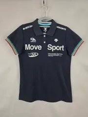 デサント M レディース PK カラーTシャツ 半袖Tシャツ カラーTシャツ 半袖Tシャツ ネイビーのサムネイル