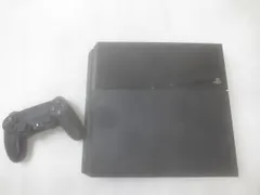  ゲーム プレイステーション4 PS4本体 動作品 CUH-1100A  ジェットブラック コントーラー 付き 中古品のサムネイル