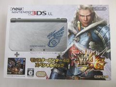 번역 있음 게임 닌텐도 3DS LL 본체 RED-001 몬스터 헌터 4G 스페셜 팩