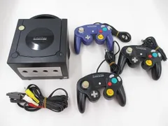  中古品 ゲーム ゲームキューブ 本体 DOL-001 ブラック 動作品 周辺機器付き