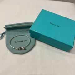 Tiffany ティファニー ダブルフックアンドアイ バングル 925 コンビ