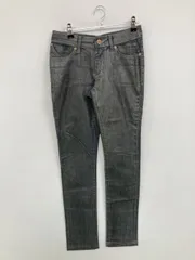 SUPERFINE デニムパンツ 26 グレー ヴィンテージ レギュラー ストレート スキニー・タイト 無地 フルレングス レディースのサムネイル