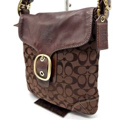 COACH コーチ 希少 9506 スエード ショルダーバッグ ブラウン - メルカリ