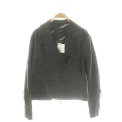 アルマーニエクスチェンジ A/X ARMANI EXCHANGE BLOUSON JACKET レザージャケット ライダース 羊革 総裏地 S 黒 ブラック 3RYB50 /MI ■OSのサムネイル