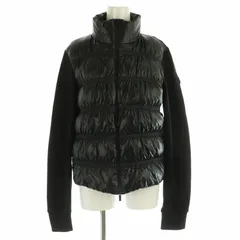 モンクレール MONCLER 24AW ZIP UP CARDIGAN カーディガン ダウンジャケット ジップアップ M 黒 ブラック /NR ■OSのサムネイル