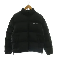 セリーヌ CELINE トリオンフ 総柄 ダウン ジャケット アウター ジップアップ 44 黒 ブラック 2W31A795W /NR ■OS ■ADのサムネイル