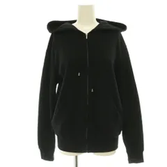 シャネル CHANEL 20SS COCO グラフィティ ロゴ ジップアップパーカー ジャケット アウター コットン S 黒 ブラック P63299K48933 /NR ■OSのサムネイル