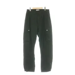 セリーヌ CELINE 24SS ミドルライズ カーゴ パンツ リネン混 ロゴベルト 48 ブラック /CX ■OS ■ADのサムネイル