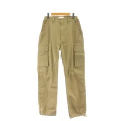 セリーヌ CELINE 24SS ミドルライズ カーゴ パンツ リネン混 ロゴベルト 48 ベージュ /CX ■OS ■ADのサムネイル