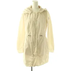 モンクレール MONCLER ANTHEMIS ミドルコート アウター ジップアップ ワンカラー フード 0 アイボリー /BBのサムネイル
