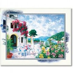 ダイヤモンドアート キット Quay in flowers 港 50х40 - メルカリ