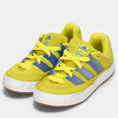 adidas アディダス ADIMATIC アディマティック ローカット スニーカー メンズ 26.5cm ブライトイエロー ブルー スエード 太紐 厚底 GY2090 "のサムネイル