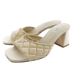 レペット Jordana Mules ミュール サンダル チャンキーヒール スクエアトゥ 36 ベージュのサムネイル