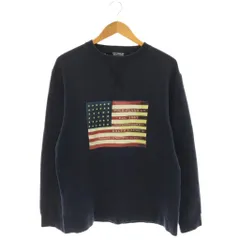 ポロジーンズ ラルフローレン POLO JEANS ポロジーンズカンパニー 星条旗 スウェット トレーナー 長袖 L 紺 ネイビー /HS ■OSのサムネイル