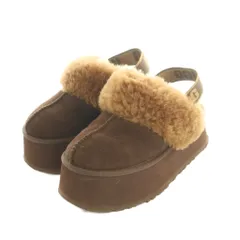アグ オーストラリア UGG australia FUNKETTE サンダル 厚底 ムートン ファー US5 22.0cm 茶 1113474 /MI ■OSのサムネイル