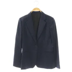 ポールスミス PAUL SMITH 総柄テーラードジャケット 総裏地 40 ネイビー グリーン /DO ■OSのサムネイル