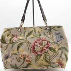 美品✨】フェイラー トートバッグ 肩掛け シュニール織 花柄 A4 