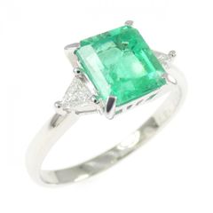卸売事前公開 天然エメラルド 2.52ct D0.22ct リング - メルカリ