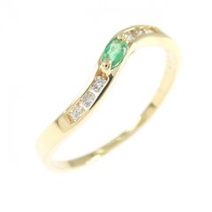 エメラルド 指輪 0.55ct ダイヤ0.12ct 16.5号 - メルカリ