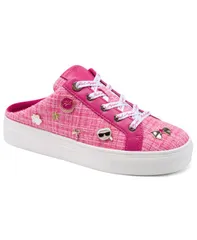 カール ラガーフェルド レディース シューズ スニーカー KARLAGERFELD PARIS Womens Cambria Macaron SlipOn Sneaker Mules PinkHotのサムネイル