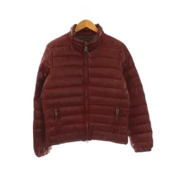 アルマーニ ジーンズ ARMANI JEANS ダウンジャケット アウター ジップアップ 48 レッド /DF ■OSのサムネイル