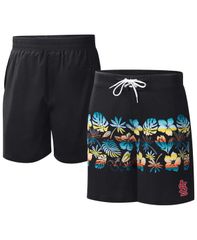 Carl Banks Men's Swimwear Shorts GIII Sports by Carl Banks Mens Black St Louis Cardinals Breeze V