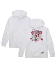 ミッチェルネス メンズ アウター パーカー・スウェット パーカー Mitchell Ness Mens x Tats Cru White Philadelphia 76ers Hardwood Claのサムネイル