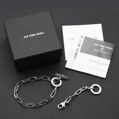 JAM HOME MADE ジャムホームメイド マリンチェーンブレスレット ブレスレット アンクレット 2WAY シルバーカラー メンズ レディース アクセサリー 元箱付きのサムネイル