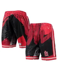 ミッチェルネス メンズ ボトムス ハーフパンツ・ショーツ ショートパンツ Mitchell Ness Mens Red St Louis Cardinals Hyper Hoopshorts Redのサムネイル