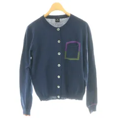ピーエスポールスミス PS Paul Smith ポケットニットカーディガン セーター M 紺 ネイビー /SS ■OSのサムネイル