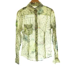 ポールスミス ブラック Paul Smith BLACK 花柄シャツ 長袖 40 ライトグリーン /SS ■OSのサムネイル