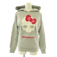 ハイドロゲン HYDROGEN ×サンリオ sanrio ハローキティ プルオーバーパーカー 長袖 S グレー /SY ■OSのサムネイル